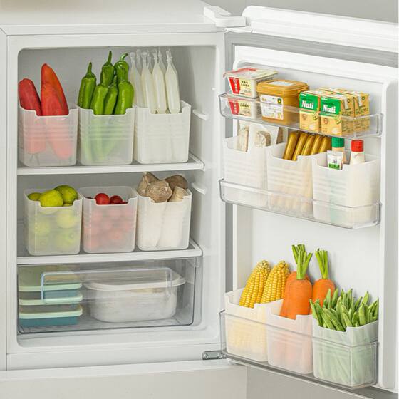 Refrigerator Side Door Storage Box Portable Multifunctional Classification Refrigerator Storage Box Household Large Capacity Expansion Refrigerator Box