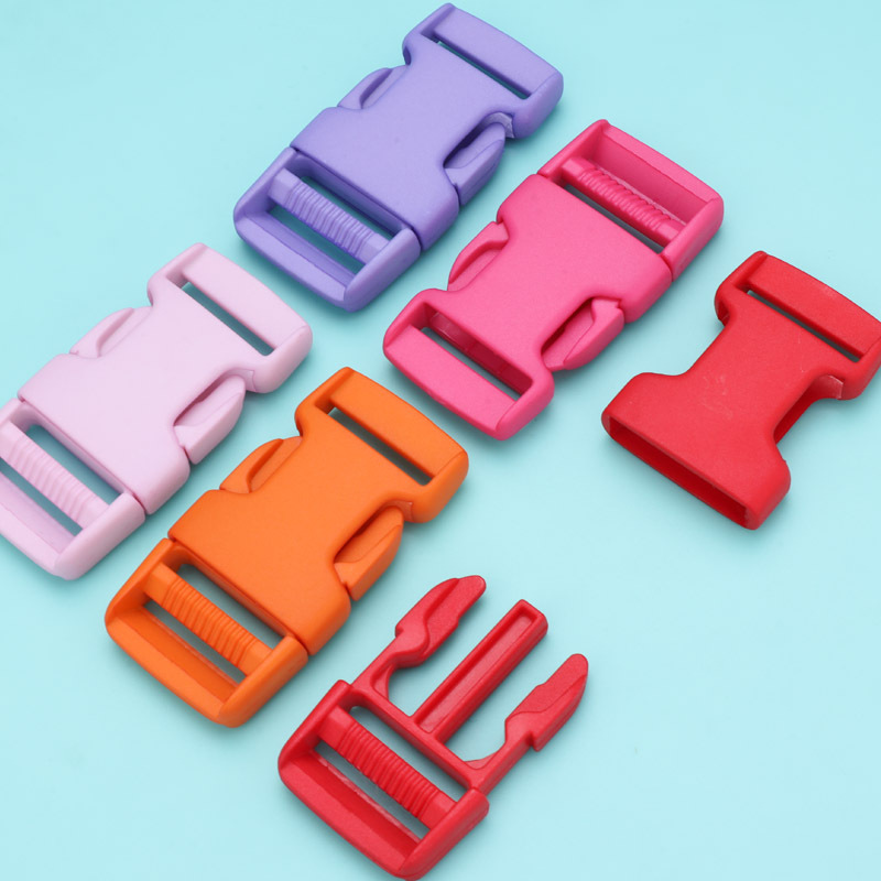 カラフルなプラスチックバックルアウトドア登山バッグ荷物樹脂バックルアクセサリースクールバッグバックパックウェビング固定調整バックル|undefined
