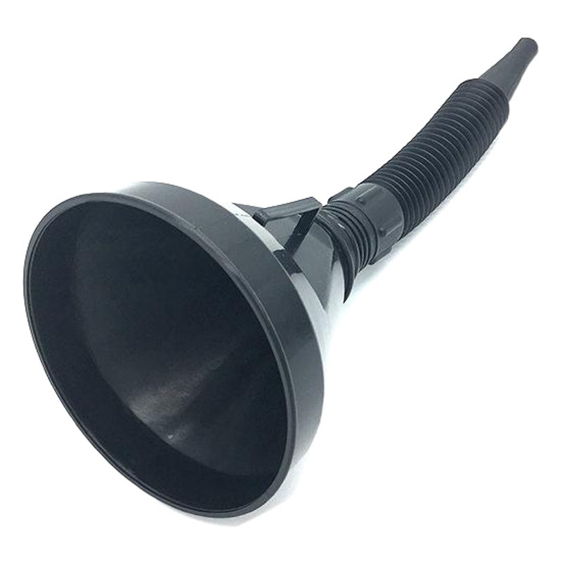 Engrosado coche de la motocicleta embudo de combustible con gasolina aceite embudo de combustible con filtro de llenado de aceite