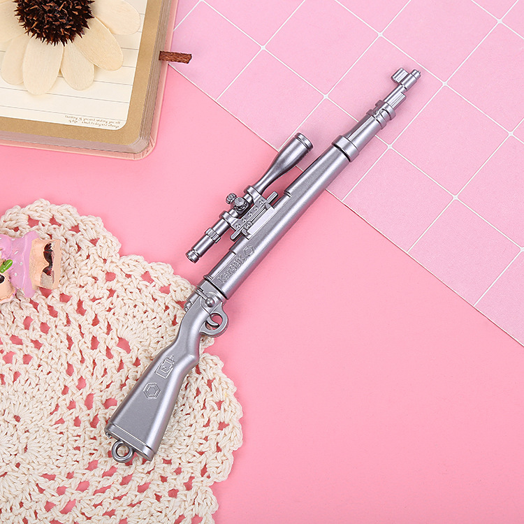 Pluma de góner en forma de arma Pluma de pistola Pluma de herramientas Papelería creativa Estudiante Anime Pluma de espada Pluma de escritura Pluma de escritura