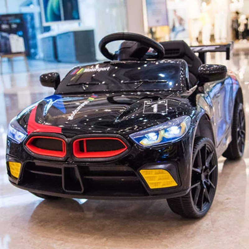 Электромобиль‑каталка (BMW), 4‑колёсный, с пультом, одноместный, детский