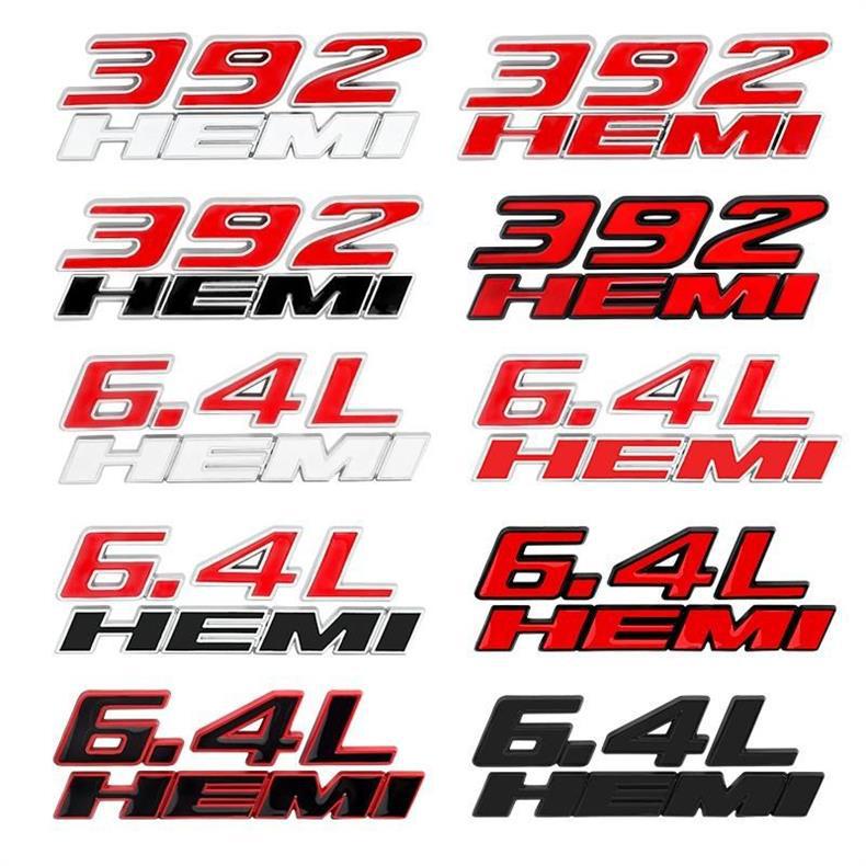 Jeep Grand Cherokee Wrangler Cherokee Dodge 392 6.4L HEMI displacement metal rear emblem