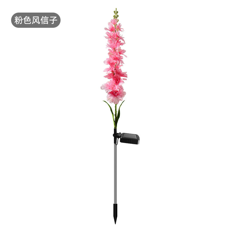 太阳能仿真紫藤花灯户外防水插地灯太阳能草坪灯花园庭院插地灯|undefined