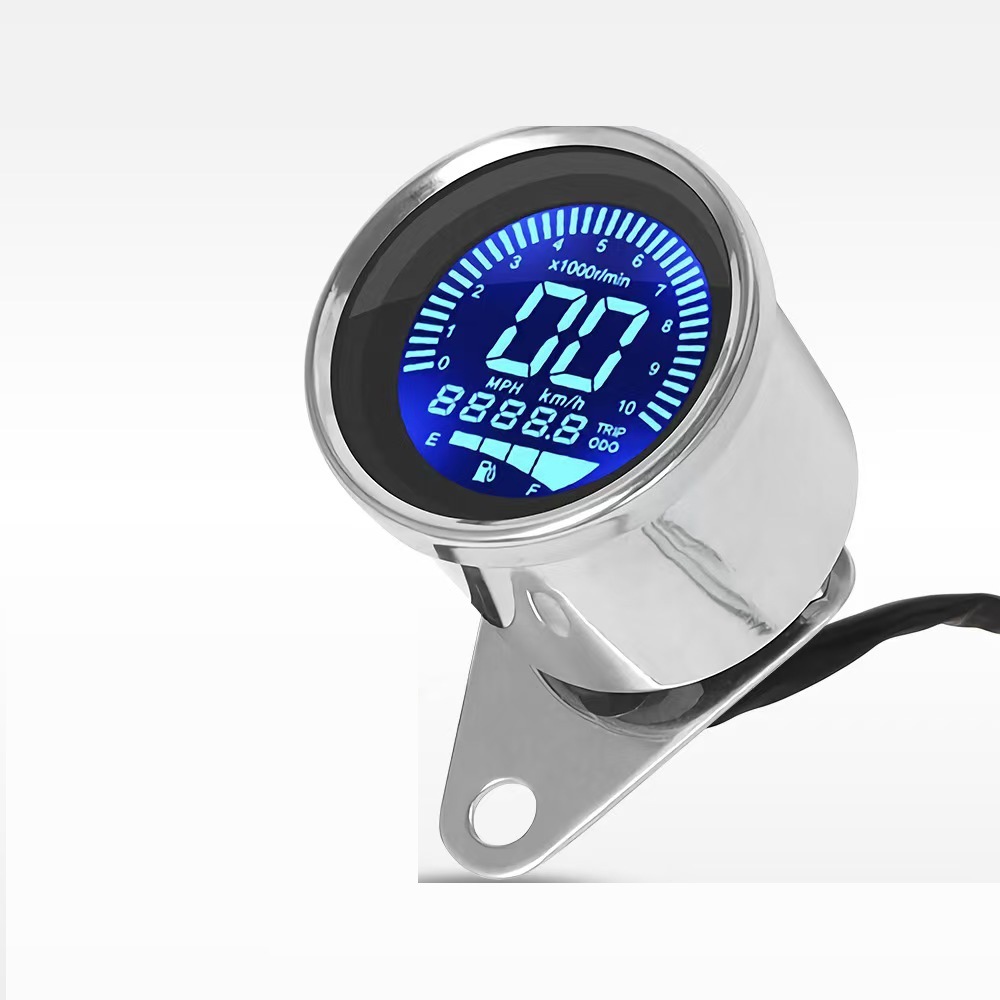 Motorcycle Integrated Led Lcd Display Instrument Assembly Instrument Retro Restoration Instrument Mileage Meter Speed Oil Volume