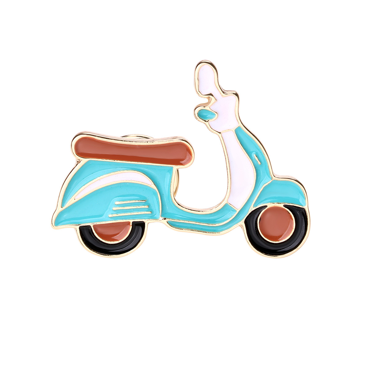 Cute Modern Style Pin Car Heart Shape Bicycle Alloy Enamel Plating Unisex Brooches display picture 12