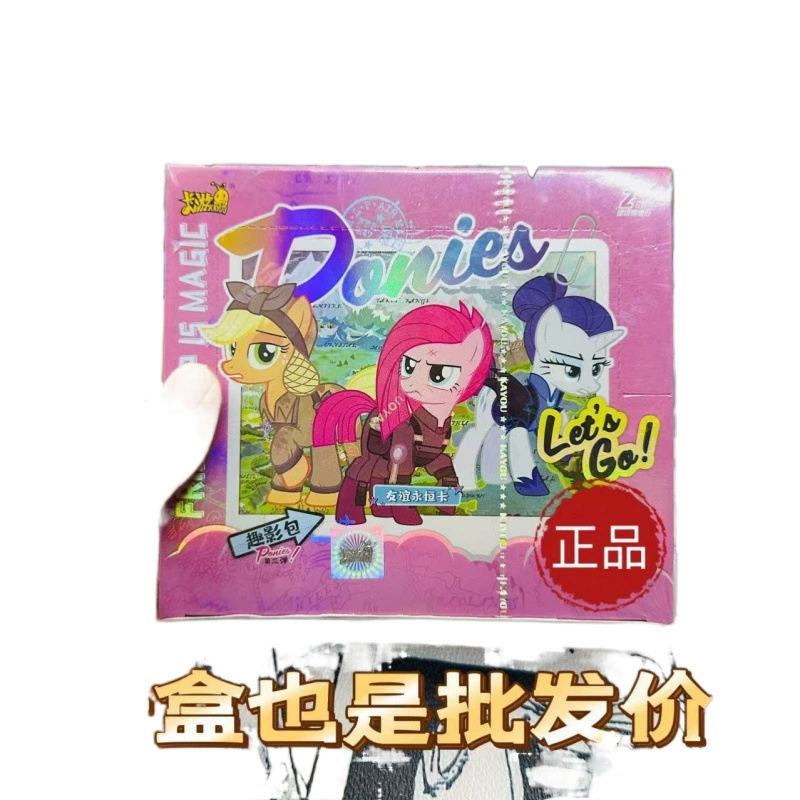 Подлинная карточная игра, пони, карты, сумка для карты, значок