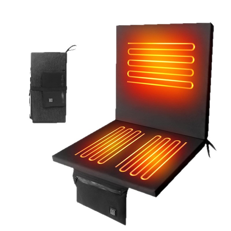 Cojín de calefacción al aire libre invierno acampamiento equipo accesorios suministros gimnasio stand plegable cojín caliente portátil a prueba de humedad