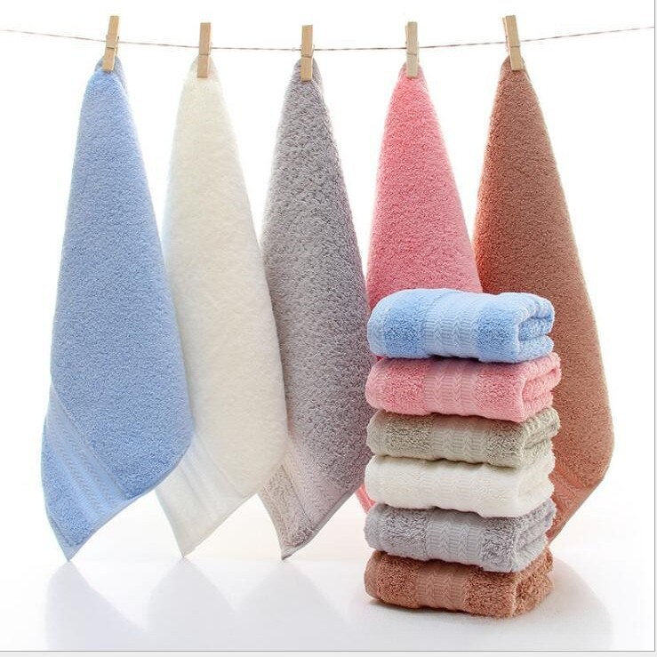 Soft scarf for hotel for home use for adults, children's cotton towel for face washing, increased thickness, water absorbent