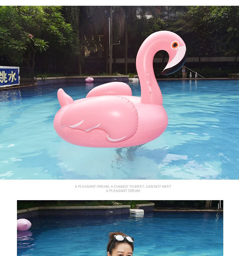 대형 핑크 플라밍고 마운트