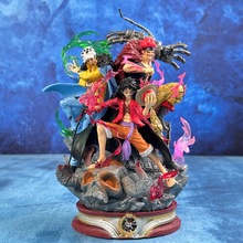 海贼王 LX三船长 鬼岛路飞 基德 罗动漫手办 桌面摆件模型批发