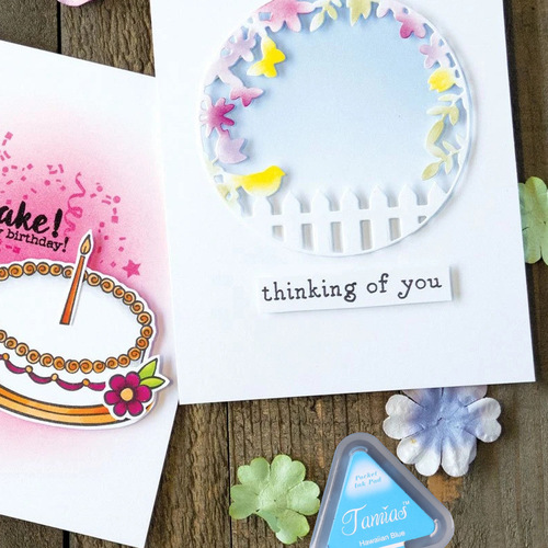 Pear rat triangle ink pad rubber stamp DIY handbook water-based ink pad seal thickened sponge cute color ink pad