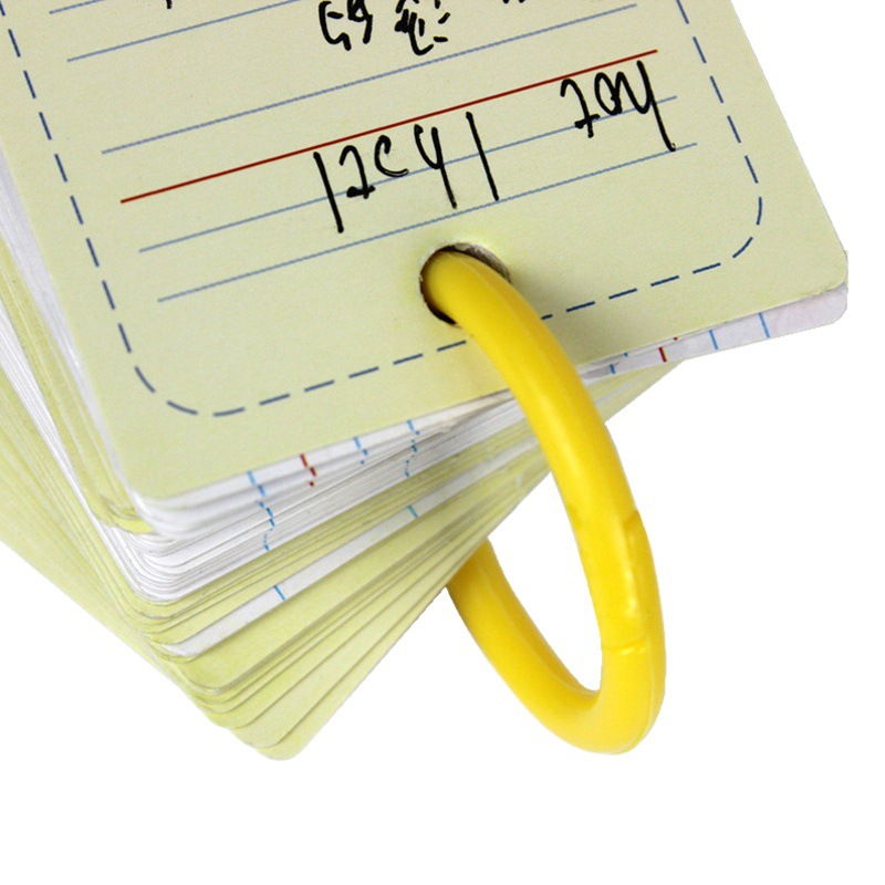 20mm Loose Ring Binding Ring Card Loose Buckle Card Ring Plastic Ring Buckle Color Book Ring Plastic Ring Open Ring
