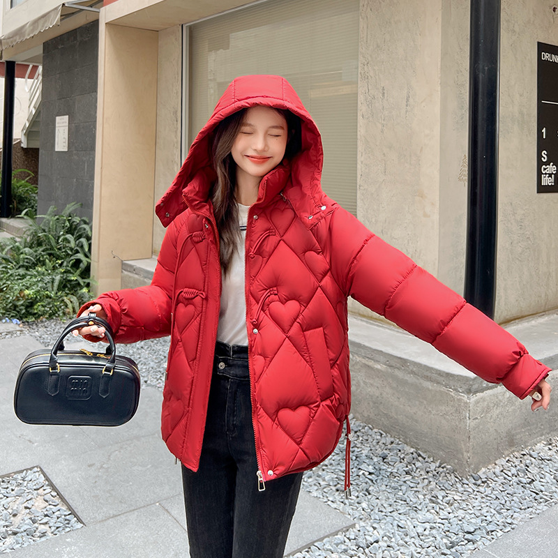 Algodón mujer 2024 invierno chaqueta gruesa nueva chaqueta de algodón de plumón corto pequeño nuevo estilo chino chaqueta de algodón de hebilla
