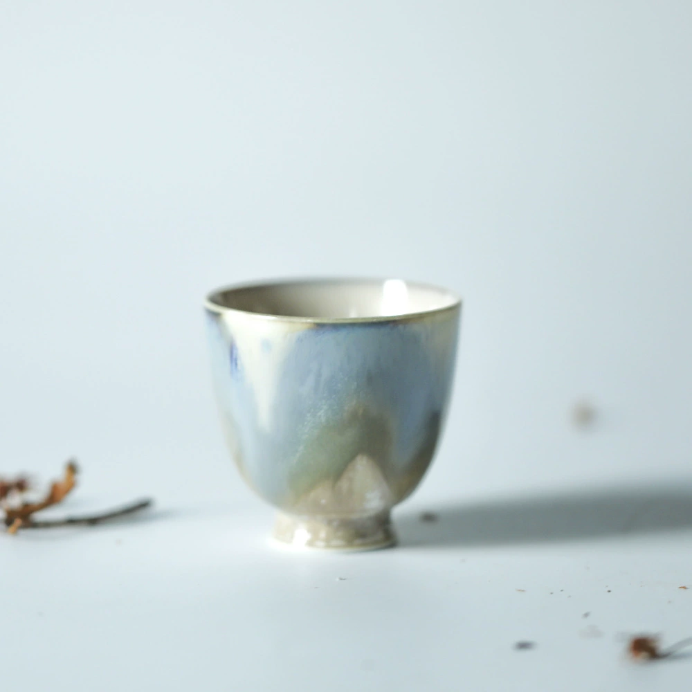 极光郎红窑变主人杯景德镇茶盏手作茶杯个人专用陶瓷茶具品茗杯