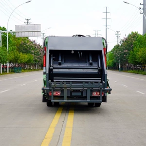 Foton retrofitted compression garbage truck, National VI emission standard, one-click unloading, specialized vehicle for school and hospital garbage collection