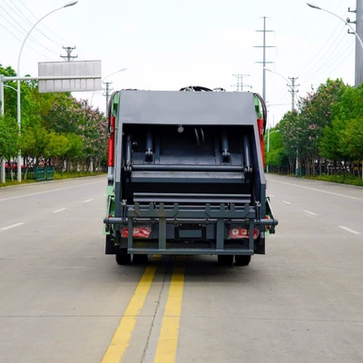 Foton retrofitted compression garbage truck, National VI emission standard, one-click unloading, specialized vehicle for school and hospital garbage collection