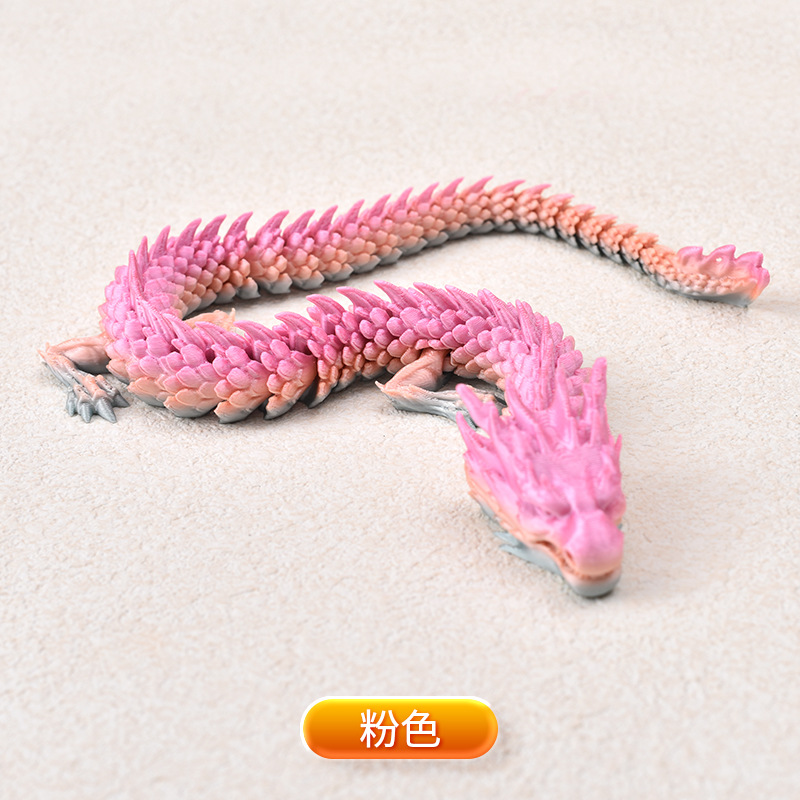 Ventas transfronterizas de juguetes impresos en 3D, adornos de dragón, animación de animales, moda de juego