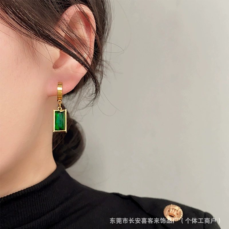 Earrings, small design fashionable silver needle, wholesale, simple and elegant design, trend of season
