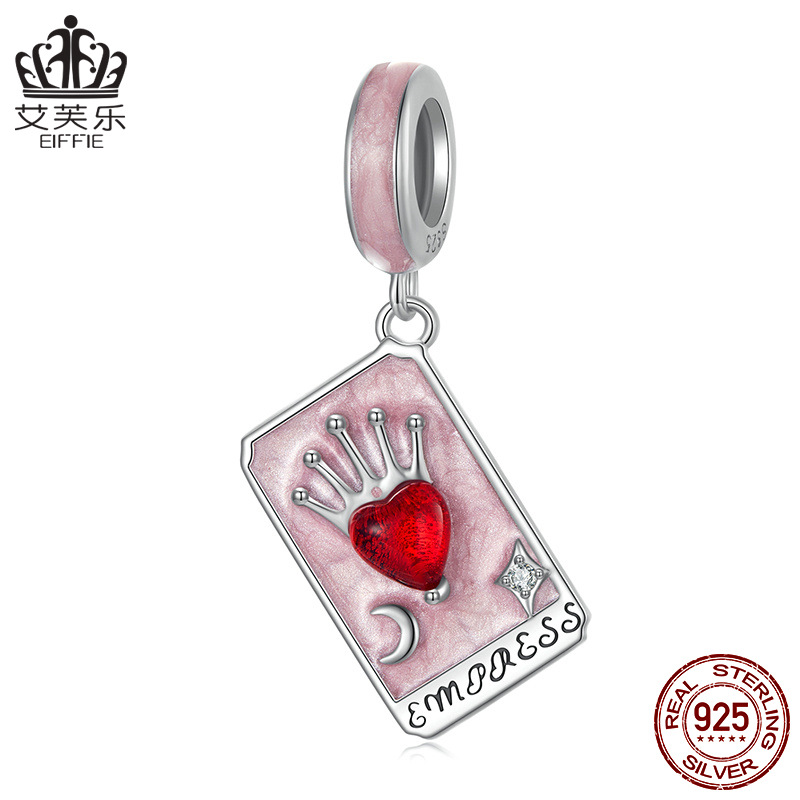 Aifle 人気の神秘的なタロットペンダント diy ブレスレットビーズ s925 スターリングシルバールースビーズジュエリーアクセサリー卸売