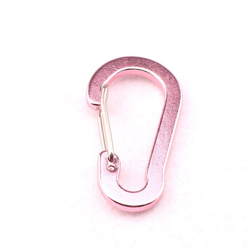 Alta calidad N ° 5 S-tipo aleación de aluminio hebilla de resorte 5 establece embalaje opp