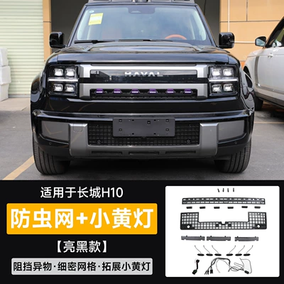 Haval Great Wall H10 Automobile anti-insect net - sf-express-free-shipping-except-xizang-great-wall-h10-guardian-quick-release-integrated-insect-screen-small-yellow-light-painted-black