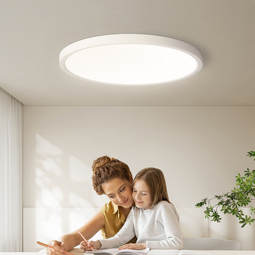 Ultra-thin LED ceiling light round bedroom living room light simple modern rectangular Nordic restaurant balcony aisle light