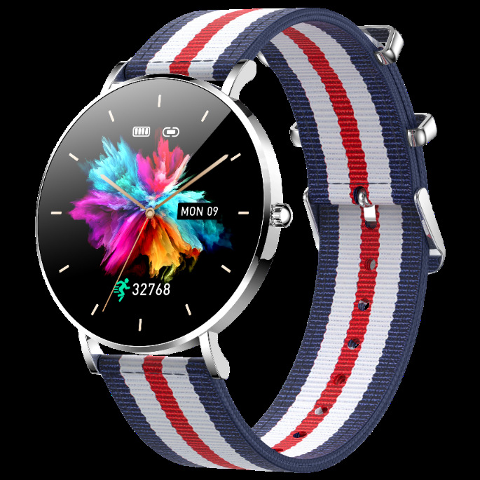 Valdus New T8 Ultra-Thin Women's Smart Watch Display Heart Rate Blood Pressure Blood Oxygen Measurement Smart Watch