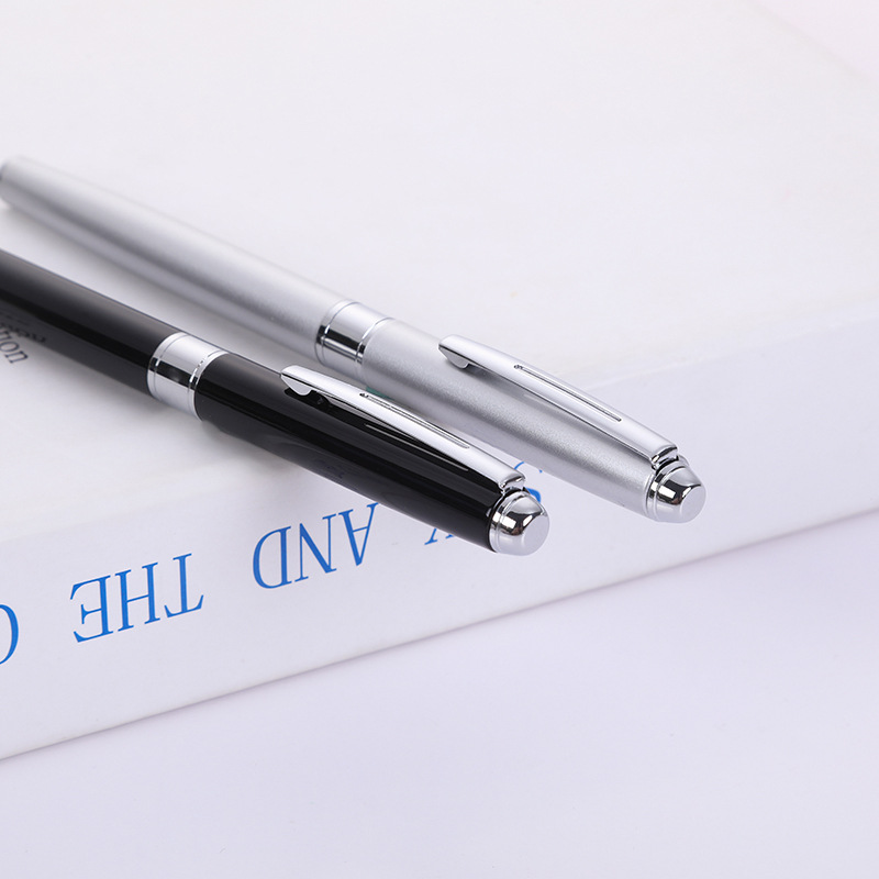 Bolígrafo de firma de metal Regalo de empresa personalizado Anuncio de conferencia Bolígrafo grabado Bolígrafo de góndola de gama alta Bolígrafo de metal