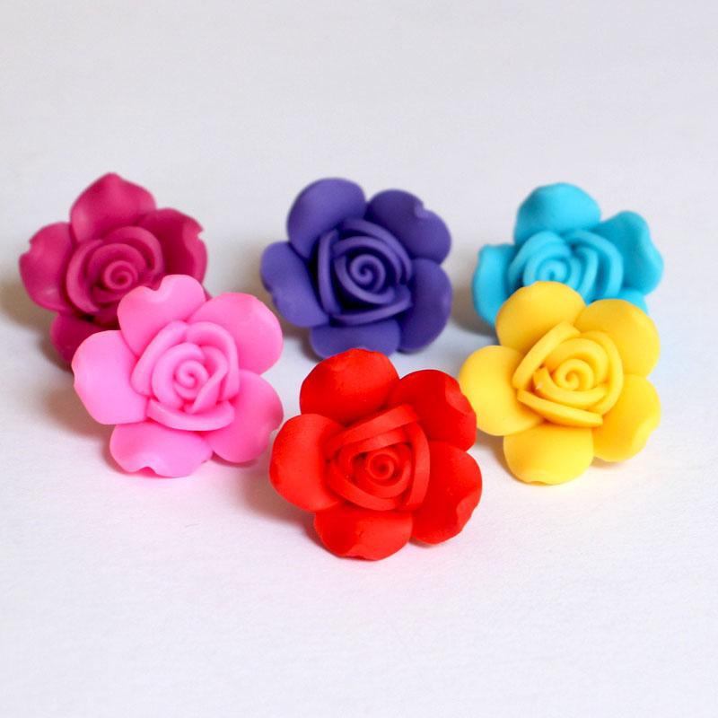 Soft Clay Rose Bead Curtain Door Curtain Beaded Loose Bead Curtain Decoration Flower Home Handmade DIY Soft Clay Rose Bead Curtain Door Curtain Beaded Loose Bead Curtain Decoration Flower Home Handmade DIY