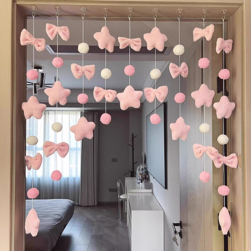 Wall Decoration with High Aesthetic Value, No-Drill Hanging Decor for Home, Bedroom Door Curtain, Children's Room Door Creative Girly Hanging Curtain Wall Decoration with High Aesthetic Value, No-Drill Hanging Decor for Home, Bedroom Door Curtain, Children's Room Door Creative Girly Hanging Curtain