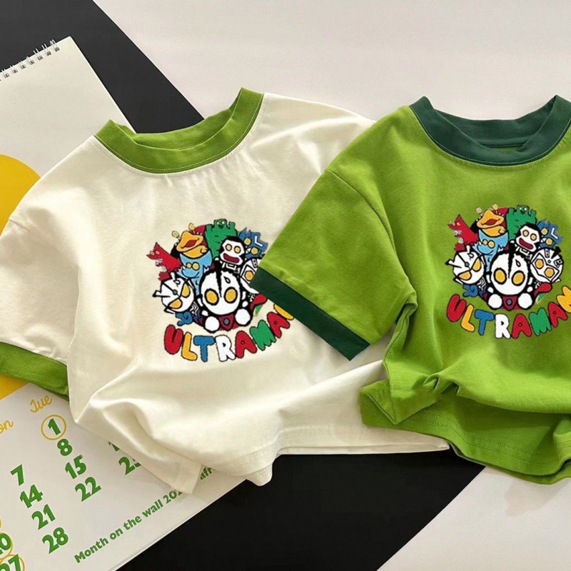 Cotton summer short sleeve T-shirt