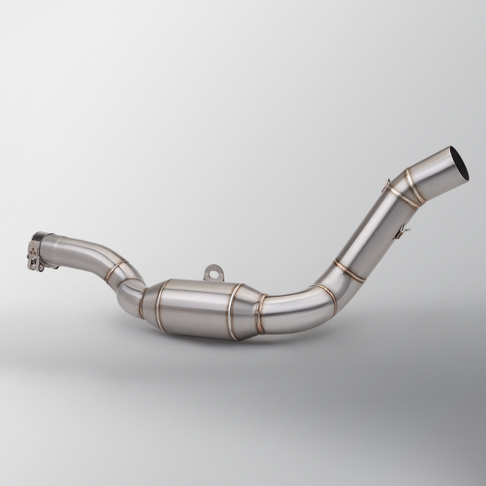 Motorcycle locomotive exhaust pipe is suitable for special non-destructive installation of 550S full-section modified special car for chasing 500 race