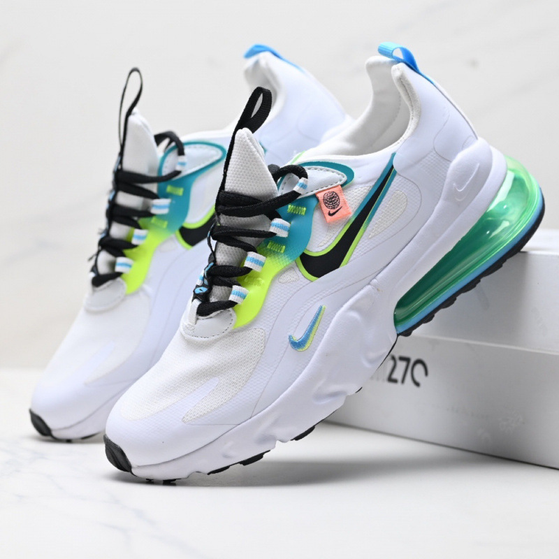 Putian Max270React Air-Cushioned Shoes Full-Length Cushioning Sports Shoes Mesh Breathable Running Shoes Men's and Women's Trendy Shoes