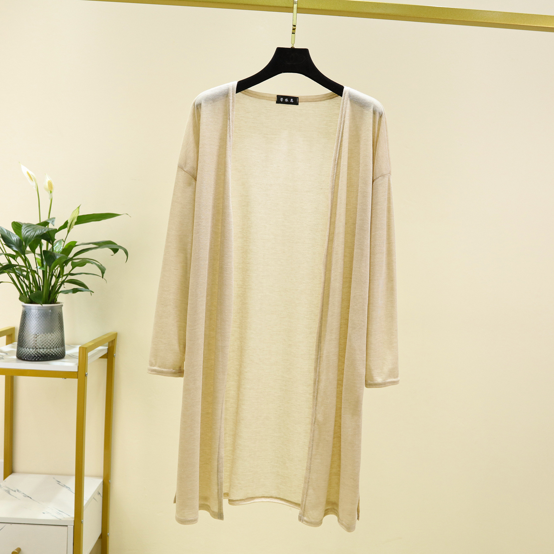 Delgada camisa de protección solar de manga larga para mujeres primavera y verano suelta adelgazamiento largo cardigan chal abrigo exterior aire acondicionado camisa image 6
