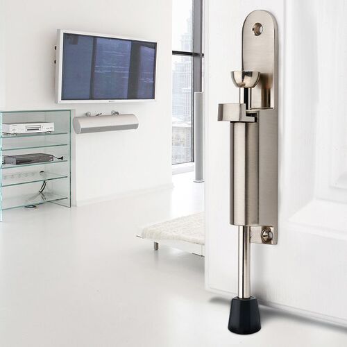 No punching stainless steel door system, extended foot door brake, door positioner, foot door suction, fixed at any angle