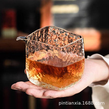 高硼硅玻璃公道杯耐热透明长嘴分茶器匀杯手工吹制泡茶杯功夫茶具