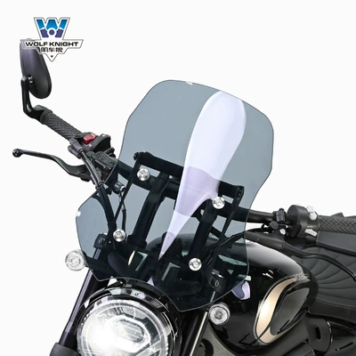 modification tail shelf tail wing rear Motorcycle bumper - dark-gray-40cm-high-free-accessories-with-navigation-support