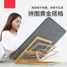 跨境新款拼图板毛毡加厚成人儿童拼图专用收纳毯游戏垫