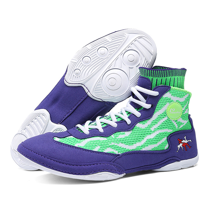 Classic Wrestling Shoes, Cross-Border Boxing Shoes, Sanda Fighting Shoes, Wrestling Shoes, Professional Boxing Shoes for Men and Women, Competition Training Shoes