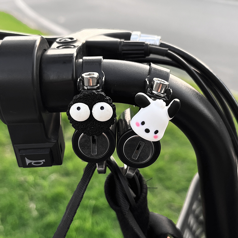 Electric car helmet lock anti-theft fixed hook cute cartoon motorcycle battery car safety helmet anti-theft lock universal