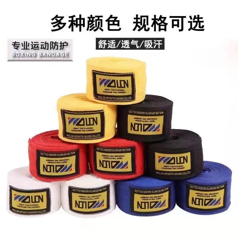 Boxing Bandage Cotton Elastic Hand Strap Sanda Muay Thai Karate Sports Boxing Bandage Fitness Wrist Wrap Hand Strap