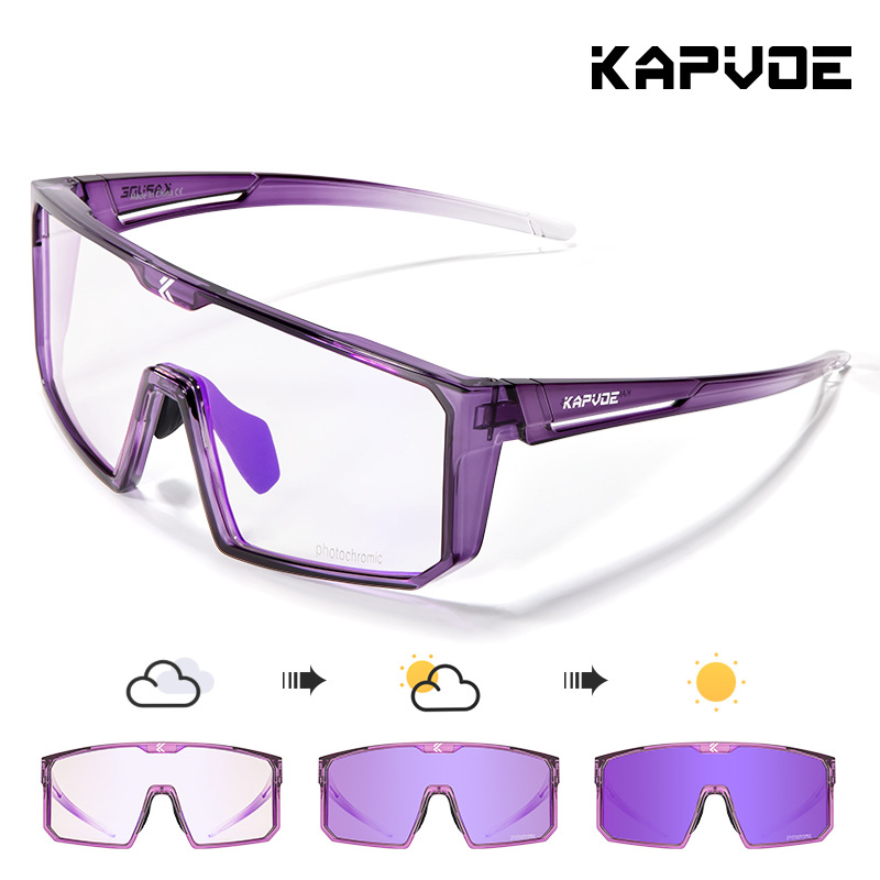 Gafas de Ciclismo Deportivo de TR90 con Protección UV y Marco Completo para Deportes al Aire Libre