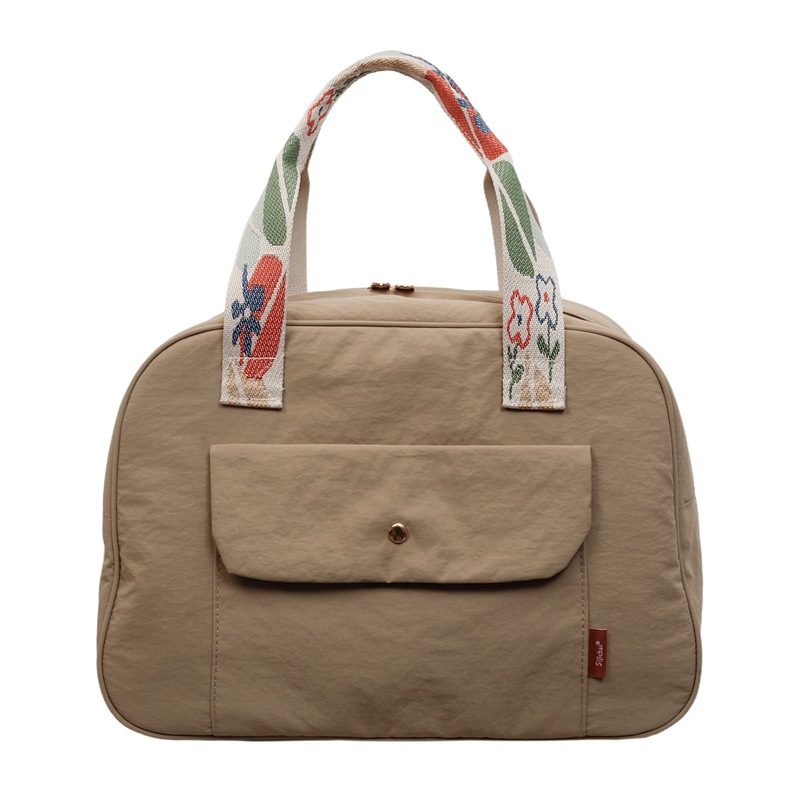 Bolso de mano de gran capacidad para mujeres 2026 bolso de brazo ligero simple de hombro para viajar bolso de viaje