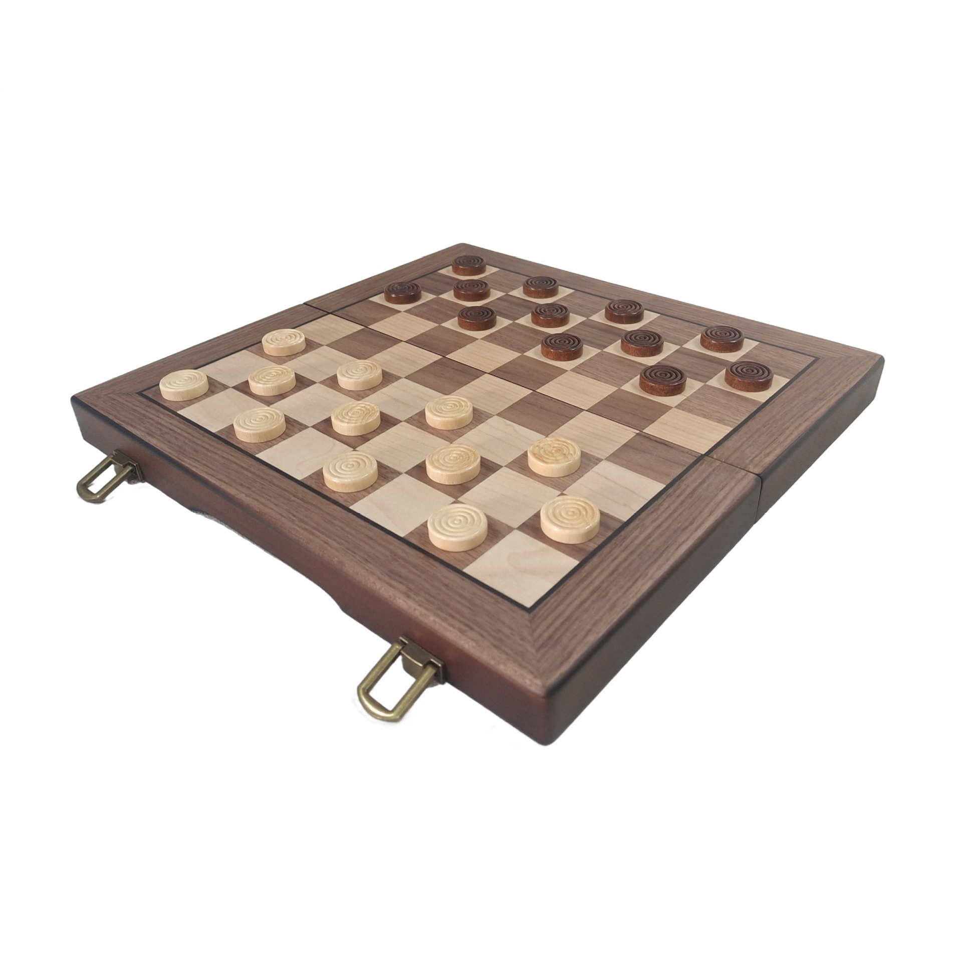 Ajedrez magnético pequeño de madera ajedrez transfronterizo de madera maciza juego de ajedrez de inteligencia infantil de la escuela primaria