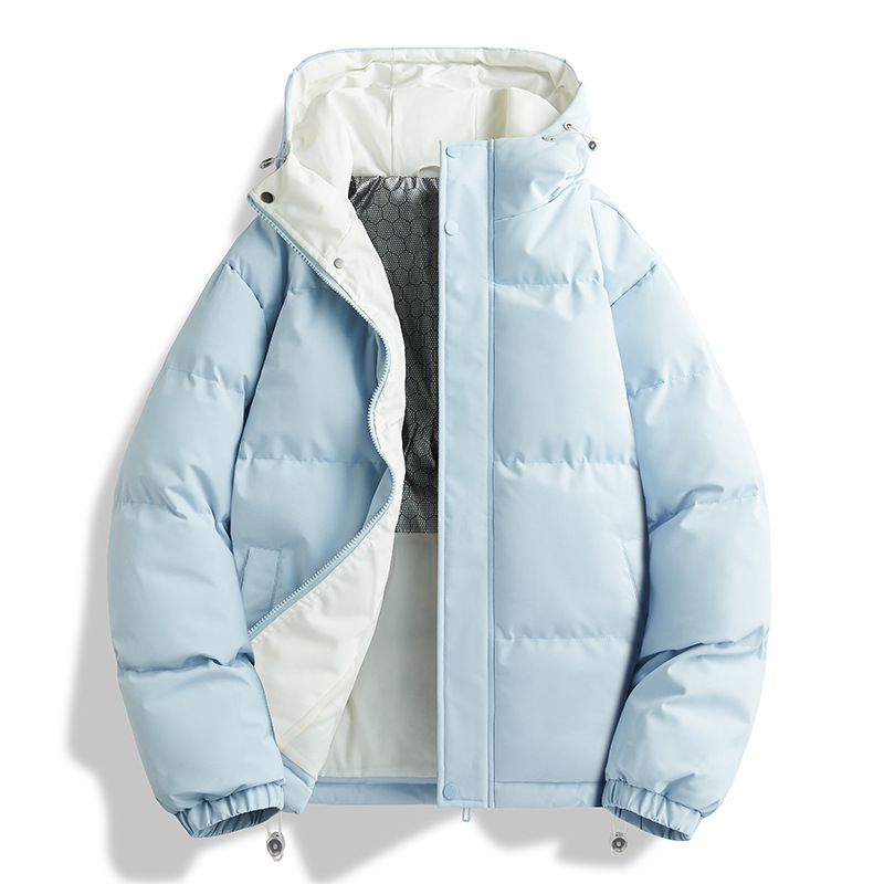 Trajes de algodón encapuchados transfronterizos para hombres invierno 2025 nueva chaqueta de algodón caliente gruesa para parejas abrigo de algodón plumón image 3