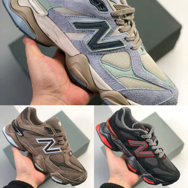Millennial Wave Retro Dad Shoes for Couples, Spring Edition, Pure Original Style, Thick Sole, Height-Increasing, High-Quality Sneakers, NB9060