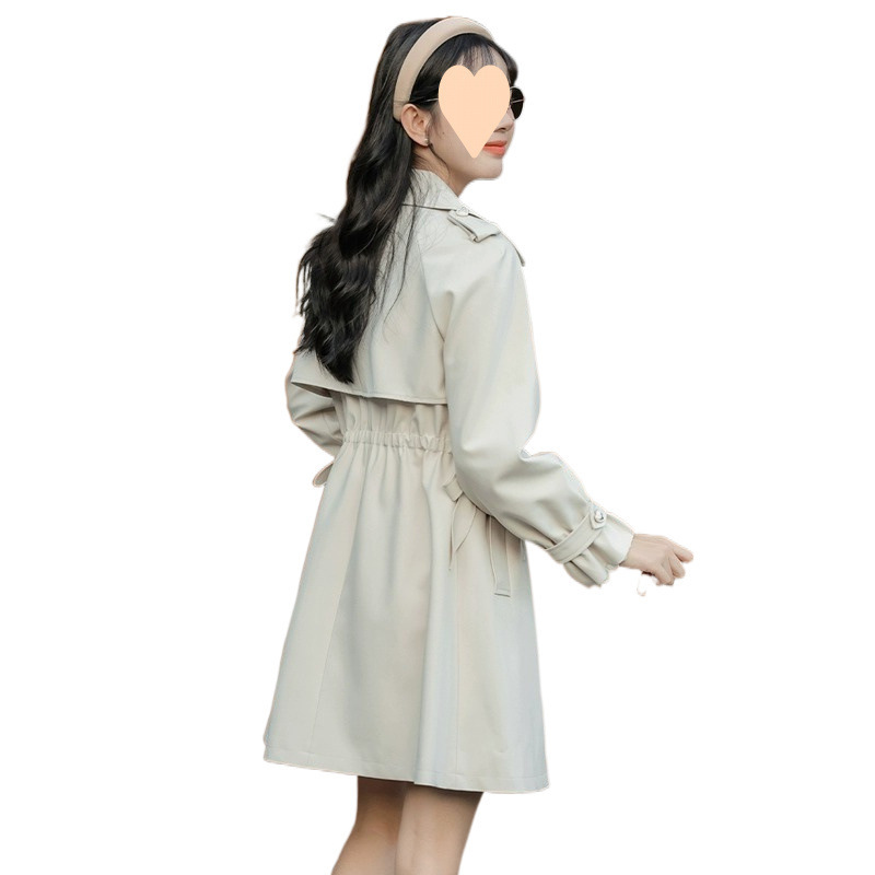 小个子法式气质通勤风衣外套女装2025新款秋季英伦风韩版宽松大衣|undefined