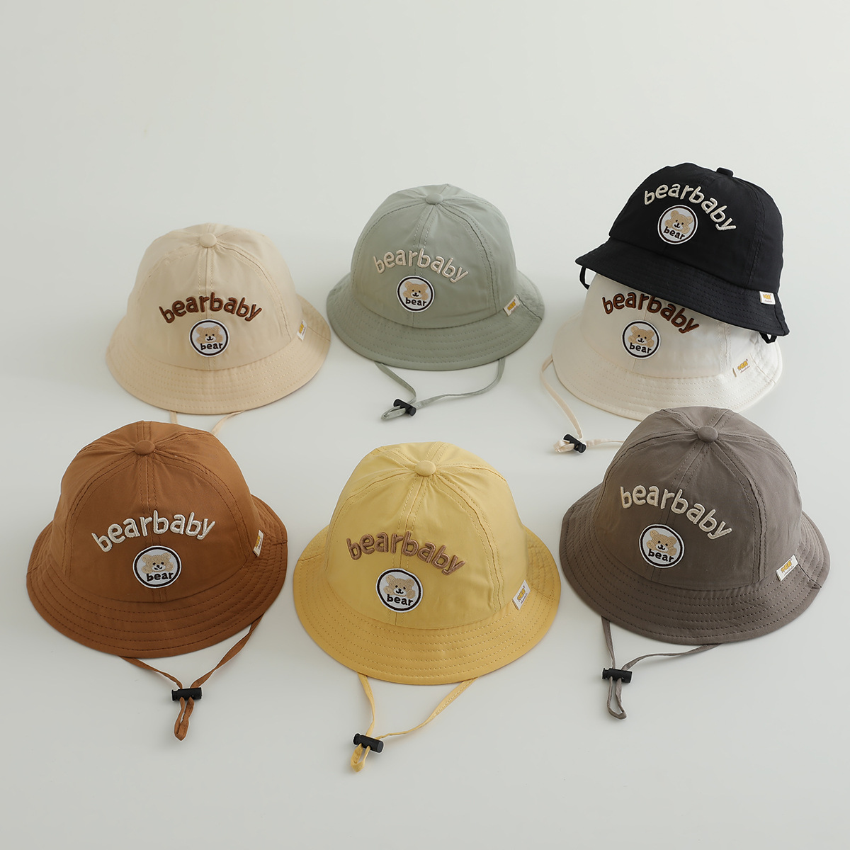 Sombrero de bebé primavera y otoño delgado sombrero de pescador lindo sombrero protector solar para hombres y mujeres sombrero de verano sombrero de bebé 2024 nuevo