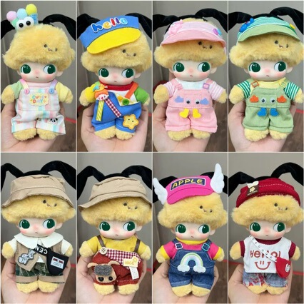 In-Stock Dimoo Vinyl Doll Clothes Pluto Doll Clothes Goofy Daisy Blind Box Pendant Clothes Dress-Up