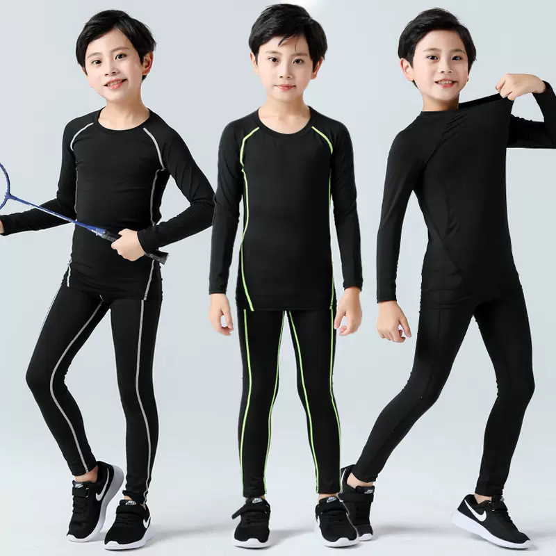 Children's badminton clothes suit boys and girls competition sportswear Primary School students autumn and winter long-sleeved training clothes table tennis clothes